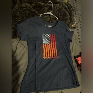 womens columbia flag tee